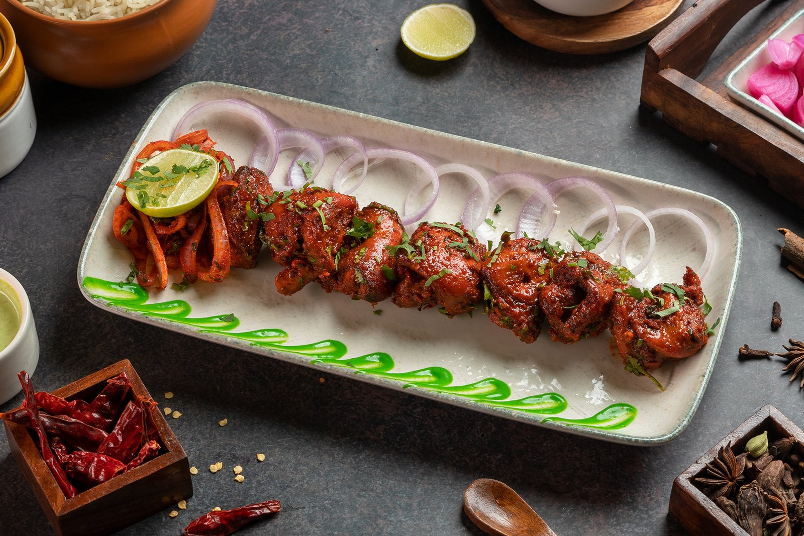 Chicken Tikka (6 PC) + Soft Drink